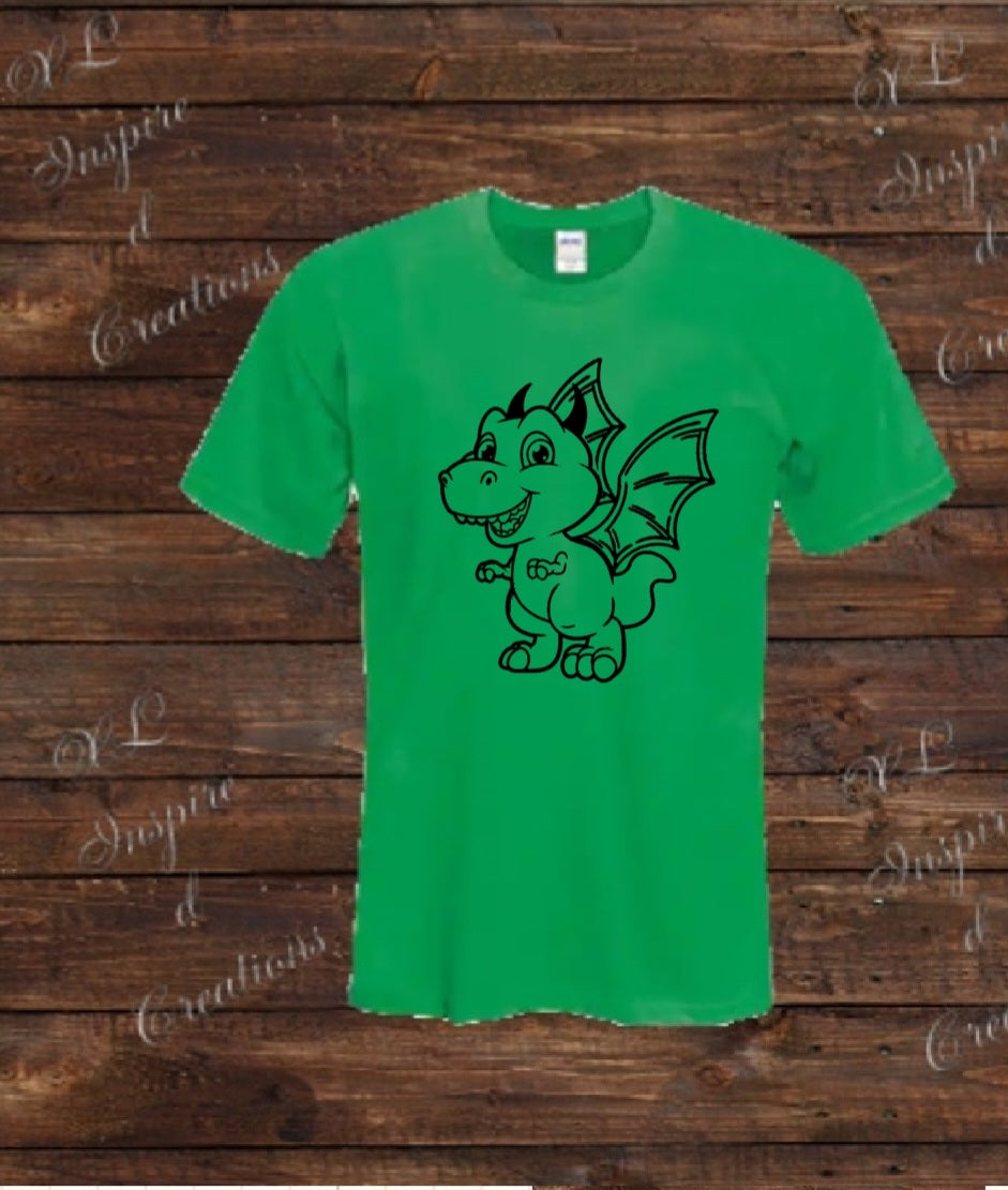 Devil t- rex halloween shirt